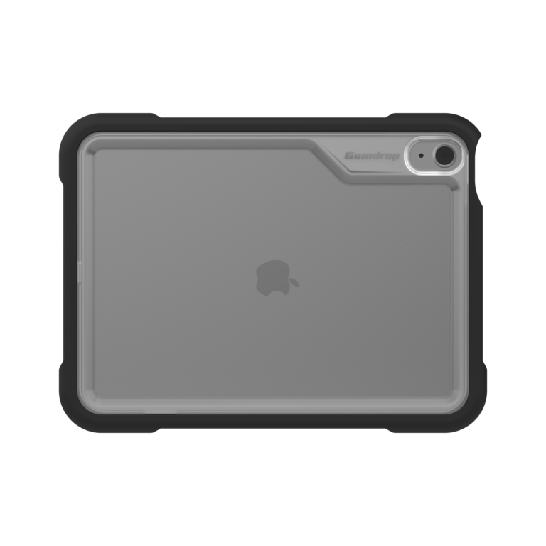 Gumdrop - Gumdrop iPad 10.9 (11th Gen) 2025 & (10th Gen) 2022 DropTech with Screen Protector Drop Protection Case TechShell Certified Clear Back Ideal for Asset Tagging - Black