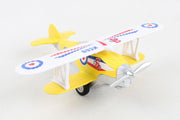 Daron - Fancy Flight Pullback Biplane (12-Pieces) - Limolin 