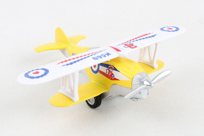 Daron - Fancy Flight Pullback Biplane (12-Pieces) - Limolin 