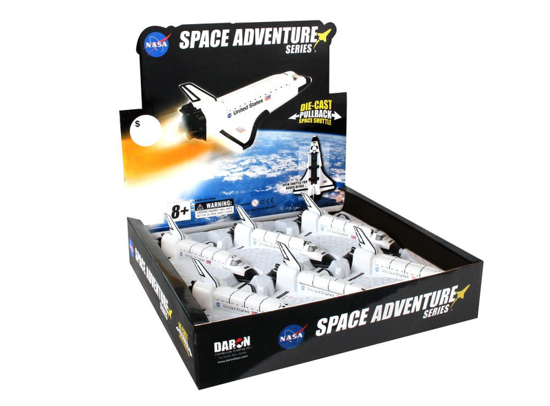 Daron - Space Shuttle Pull Back Endeavour (6Pcs/Display) - Limolin 