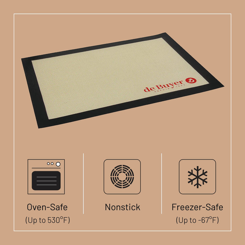 Debuyer - Aerated Silicone Mat Airmat 40x30cm - Limolin 