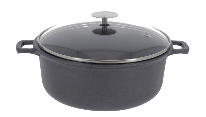 Debuyer - Choc Extreme, Stewpan 2 Handles with Glass Lid, 24cm - Limolin 