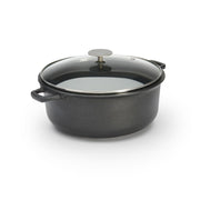 Debuyer - Choc Extreme, Stewpan 2 Handles with Glass Lid, 24cm - Limolin 