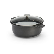 Debuyer - Choc Extreme, Stewpan 2 Handles with Glass Lid, 24cm - Limolin 