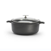 Debuyer - Choc Extreme, Stewpan 2 Handles with Glass Lid, 24cm - Limolin 