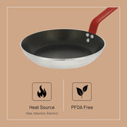 Debuyer - Choc, Frypan Round Non-Stick 28cm Red Handle - Limolin 