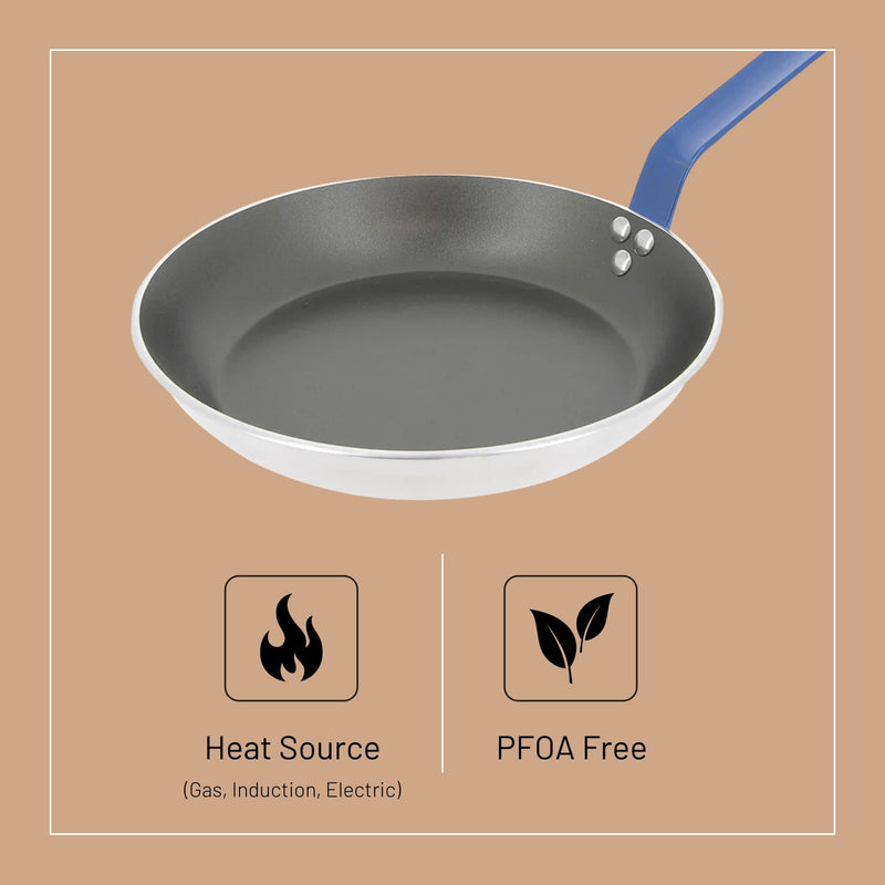 Debuyer - Choc, Frypan Round Non-stick 32cm Blue Handle - Limolin 