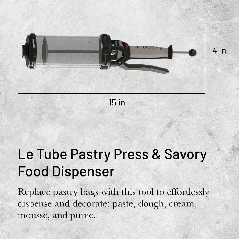 Debuyer - Le Tube Pastry Gun with 13 Cookie Discs - Limolin 