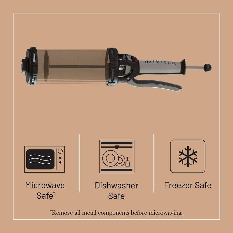 Debuyer - Le Tube Pastry Gun with 13 Cookie Discs - Limolin 