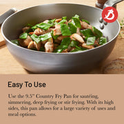 Debuyer - Mineral B Element, Country Frypan 24cm - Limolin 