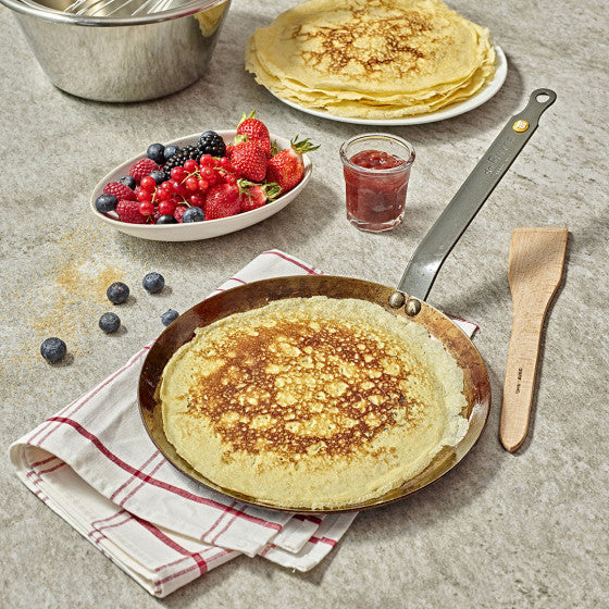 Debuyer - Mineral B Element, Pancake Pan 24cm Steel Round - Limolin 