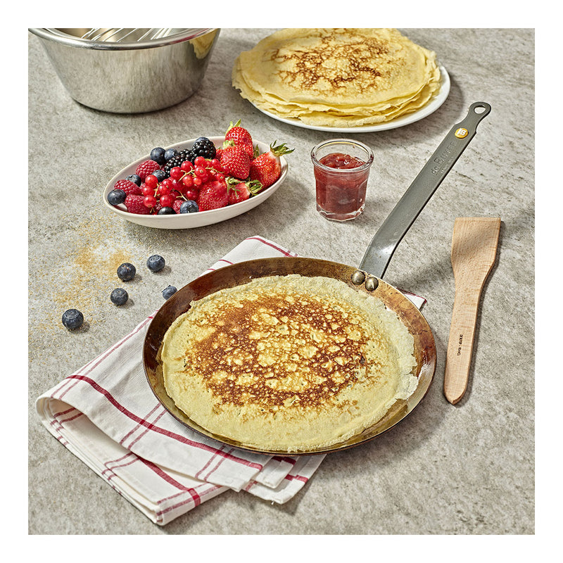 Debuyer - Mineral B Element, Pancake Pan 30cm Steel Round - Limolin 