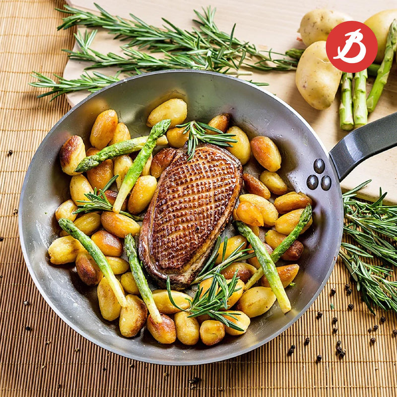 Debuyer - Mineral B Element, Round Grill Pan 32cm - Limolin 