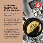 Debuyer - Mineral B Element, Steel, Frypan 26cm, Round - Limolin 