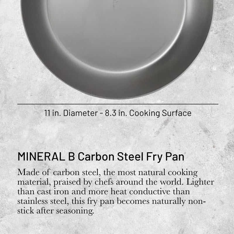Debuyer - Mineral B Pro, Steel Frypan, Dia 28cm - Limolin 