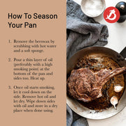 Debuyer - Mineral B, Steak Frypan, Steel, 24cm - Limolin 