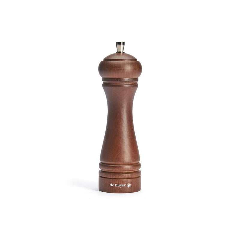 Debuyer - Salt Mill, SS Mechanism 18cm/7", Java, Dark - Limolin 
