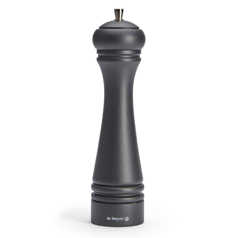 Debuyer - Salt Mill, SS Mechanism 21cm/8.27", Java, Matte Black - Limolin 