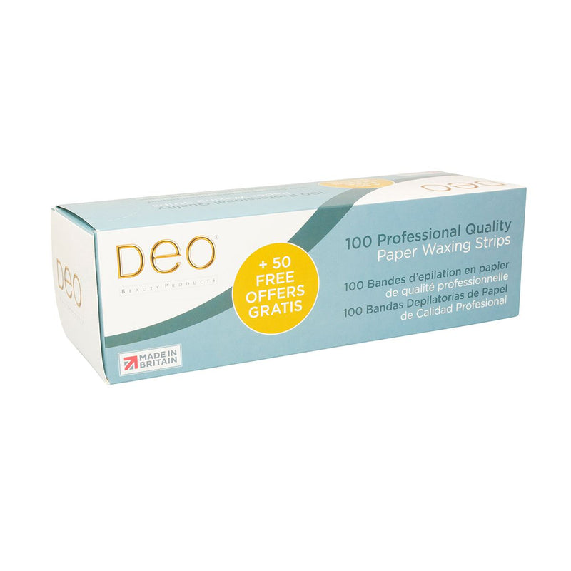 Deo - Paper Waxing Strips - 3 Inches (150 Strips) - Limolin 
