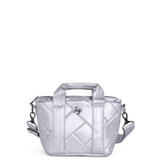LUG - Dory Mini Crossbody Bag - METALLIC SILVER - colour view