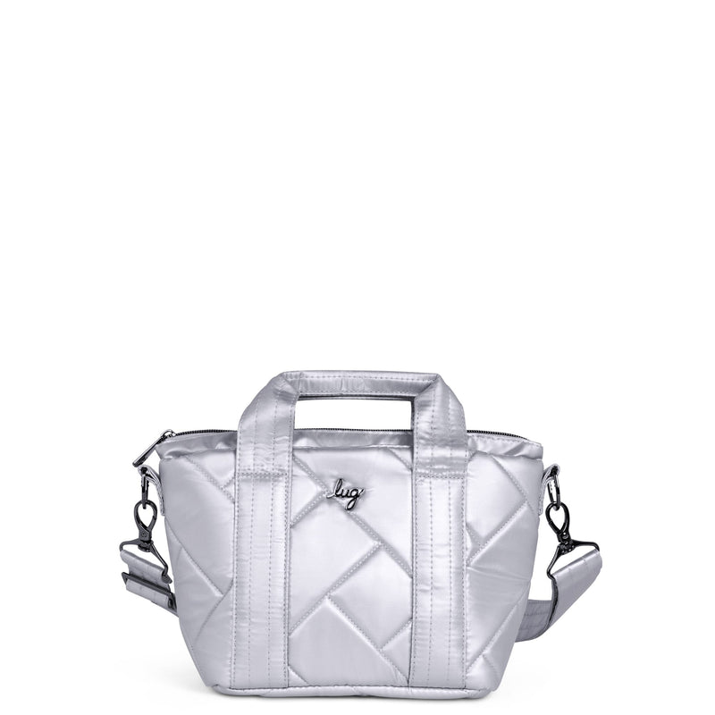 LUG - Dory Mini Crossbody Bag - METALLIC SILVER - colour view
