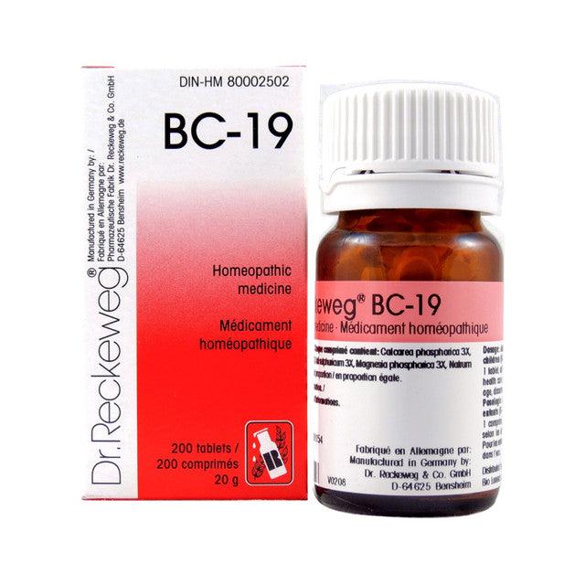 Dr Reckeweg - BC-19 - 200 tablets/comprimes - 20 g - Limolin 