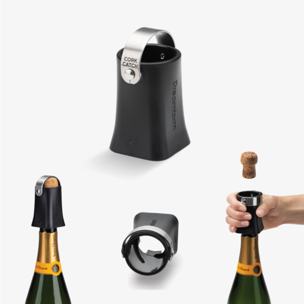 Dreamfarm - Champop Black 12/CDU Champagne Popper Cork Catcher