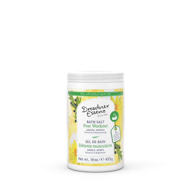 Dresdner - Essenz Natural Sel De Bain/Bath Salt Post Workout 453G/16Oz - Limolin 