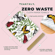 EARTHLY CO - Notpaper Towel 10/PK Butterfly meadows - Limolin 