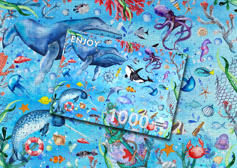 ENJOY - Deep Blue Sea (1000-Piece Puzzle) - Limolin 