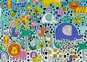 ENJOY - Doodle Safari (1000-Piece Puzzle) - Limolin 
