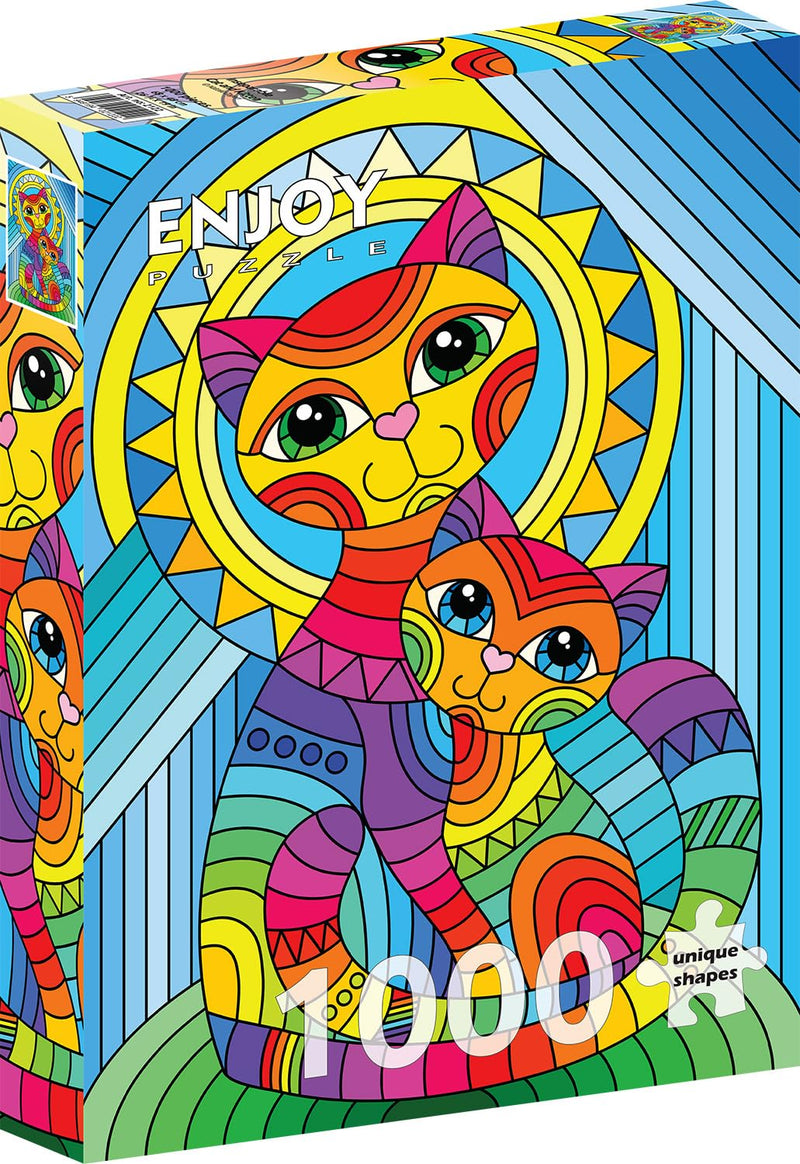 ENJOY - Inseparable Cat and Kitten (1000-Piece Puzzle) - Limolin 
