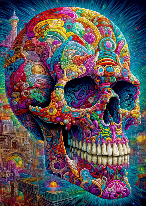 ENJOY - Quirky Skull (1000-Piece Puzzle) - Limolin 