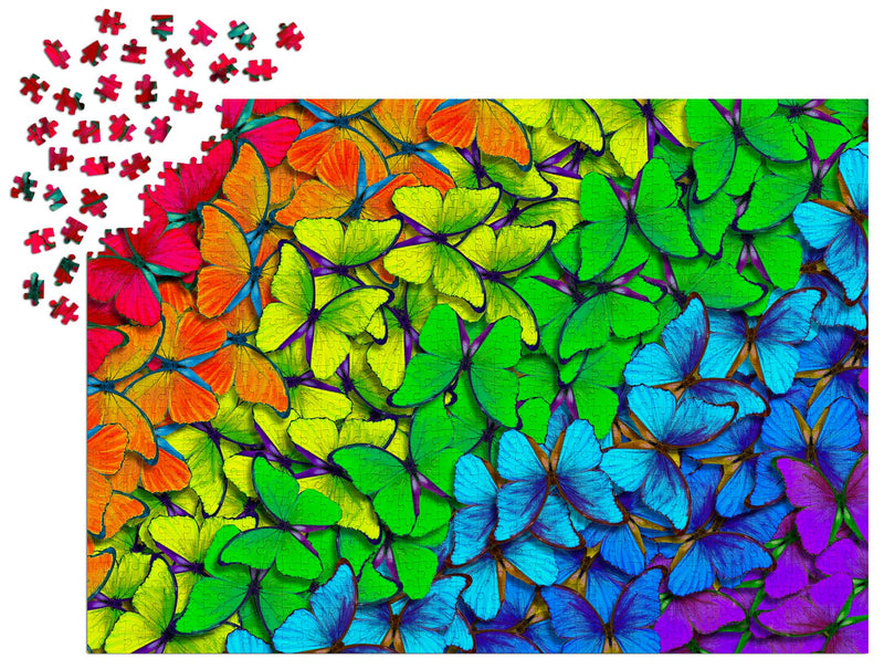 ENJOY - Rainbow Butterflies (1000-Piece Puzzle) - Limolin 