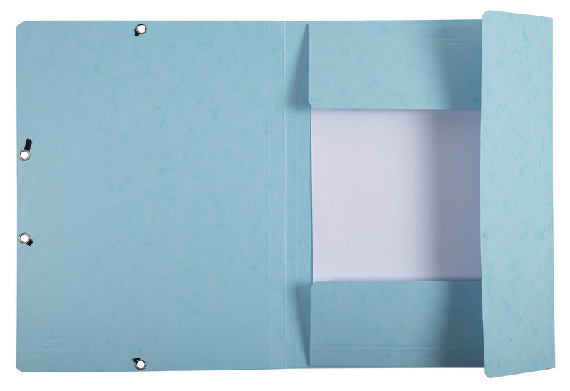 EXACOMPTA - AQUAREL ELASTICATED FOLDER, 3 FLAP, A4 - ASSORTED COLOURS - Limolin 