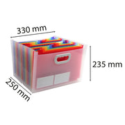EXACOMPTA - CRYSTAL EXPD FIL W/HAND 33X23.5X25CM 24P - CRYSTAL - Limolin 