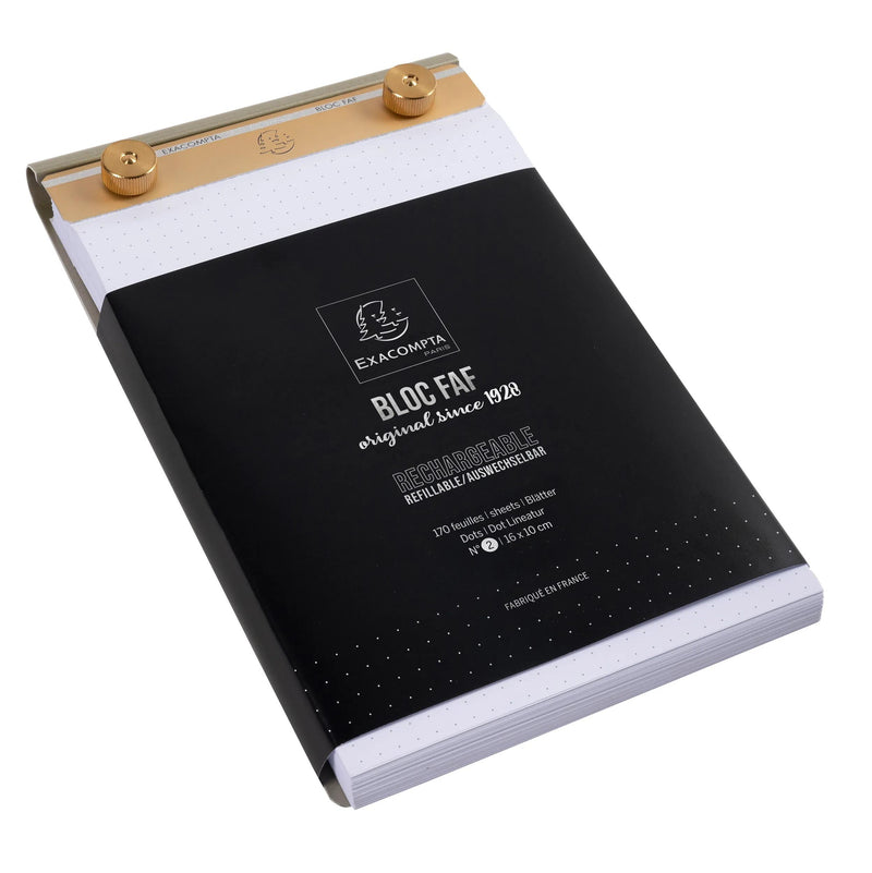 EXACOMPTA - NO.2 DESK PAD 16X10CM DOTS - WHITE - Limolin 