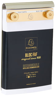 EXACOMPTA - NO.2 DESK PAD 16X10CM PLAIN - WHITE - Limolin 
