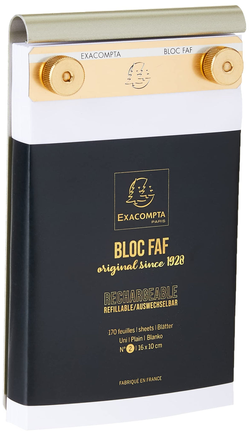 EXACOMPTA - NO.2 DESK PAD 16X10CM PLAIN - WHITE - Limolin 