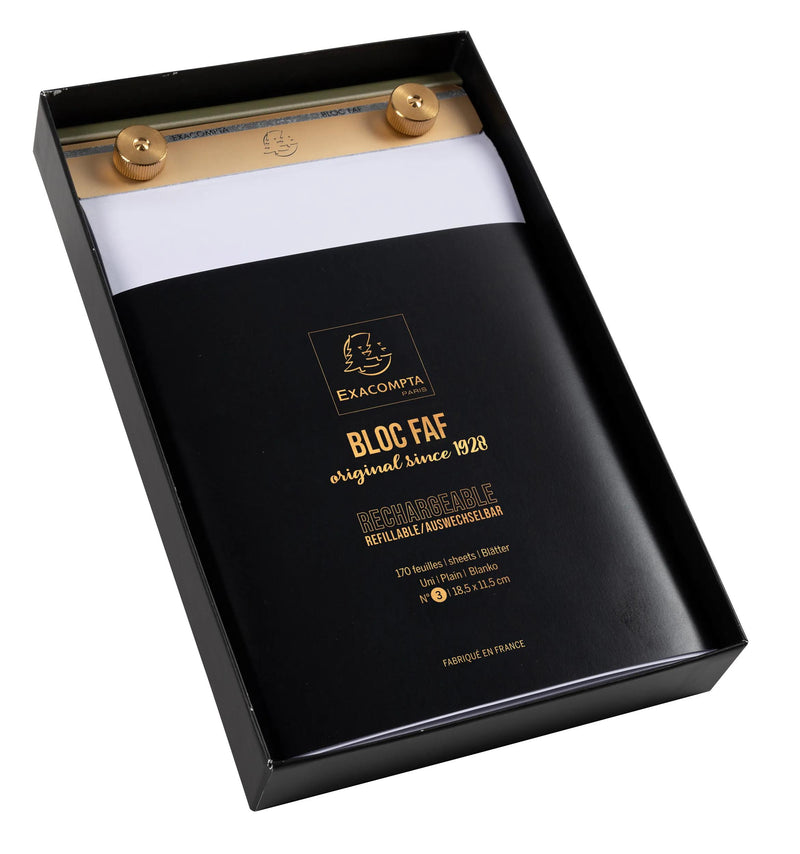 EXACOMPTA - NO.3 DESK PAD 18.5X11.5CM PLAIN - WHITE - Limolin 