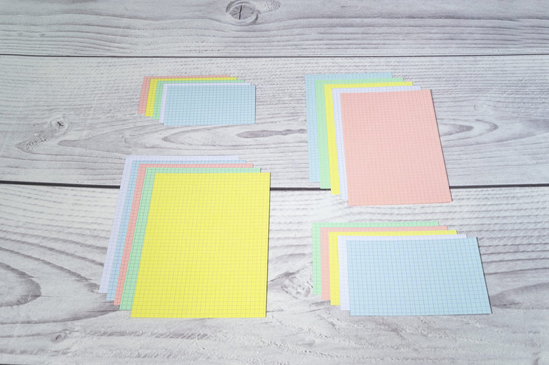 EXACOMPTA - PK 100 EXA RECORD CARDS 100/150 SQ WHITE - WHITE - Limolin 