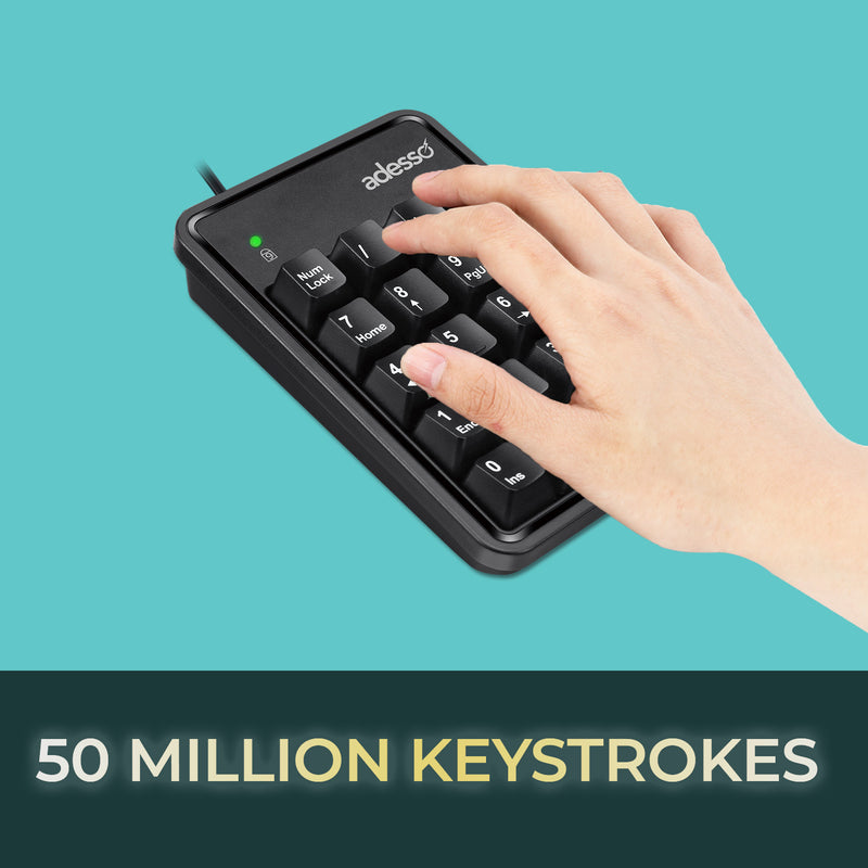 Adesso - Mechanical Numeric Keypad with Cherry MX Red Switch