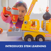 Educational Insights - Design & Drill Bolt Buddies Crane - Limolin 