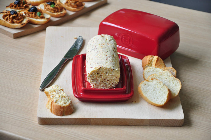 Emile Henry Butter Dish 17x12x7cm/6.7x4.7x2.7" 0.5L/5.2qt - Limolin 