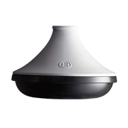 Emile Henry DELIGHT, ARDOISE, Tagine, White Lid, 4L - Limolin 
