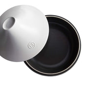 Emile Henry DELIGHT, ARDOISE, Tagine, White Lid, 4L - Limolin 
