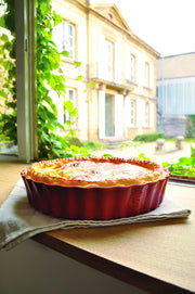 Emile Henry Deep Flan Dish, D-29cm/11.5" 2L/2.1qt - Limolin 