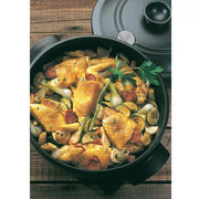 Emile Henry FUSAIN Round Stewpot 28.5cm/11", 5.3L/5.6qt - Limolin 