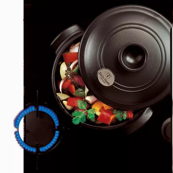 Emile Henry FUSAIN Round Stewpot 28.5cm/11", 5.3L/5.6qt - Limolin 
