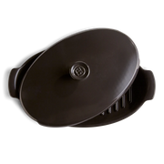 Emile Henry GRAND-CRU Papillote Steamer 41x24cm/16x9.5", 2.2L/2.3qt - Limolin 